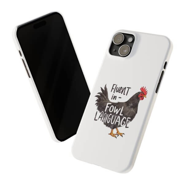 Funny Chicken Slim iPhone Case - Image 14