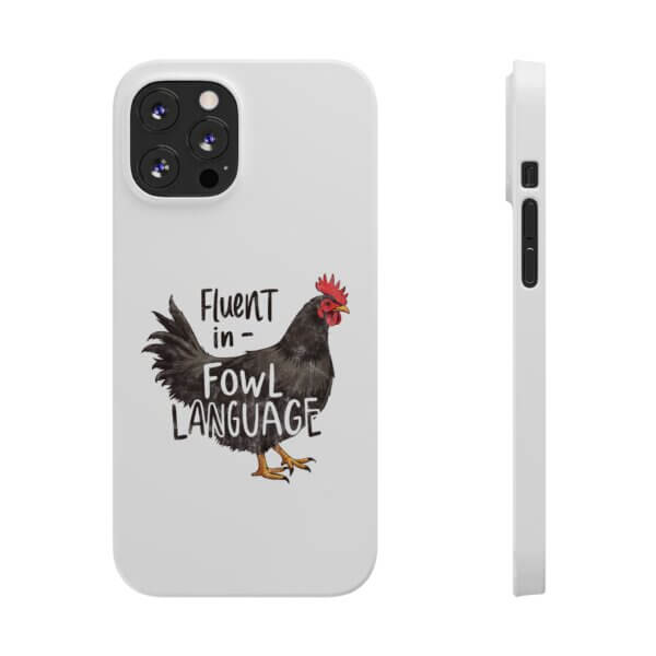 Funny Chicken Slim iPhone Case - Image 8