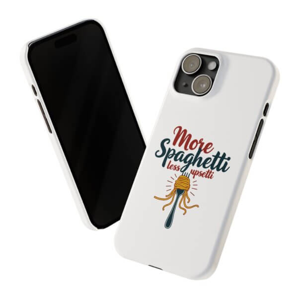 iPhone Slim Case - More Spaghetti Less Uppsetti - Image 14