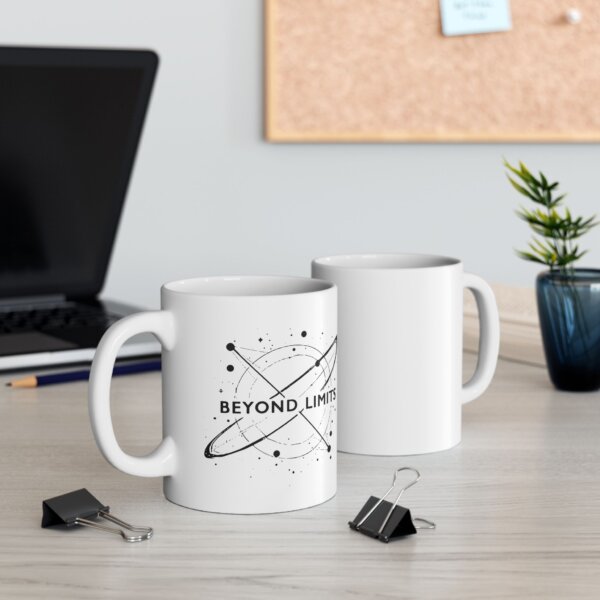 Space Theme Ceramic Mug - Beyond Limits Inspiration - Image 3