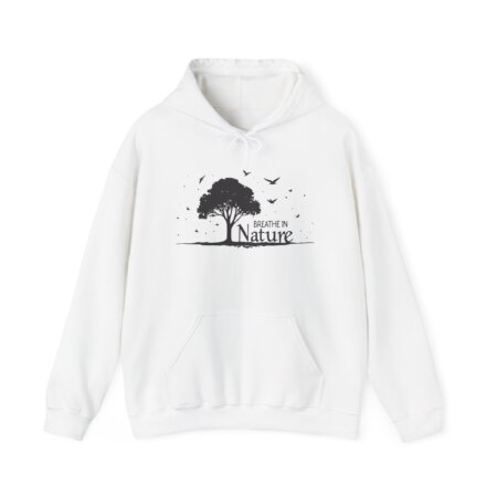 Nature-Themed Hoodie - Breathe in Nature for Outdoor Enthusiasts