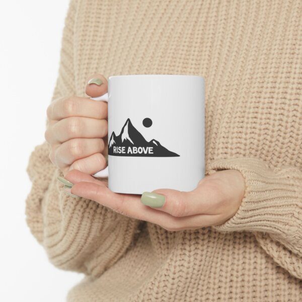 Mountain Moon Ceramic Mug - Nature Enthusiasts' Dream - Image 4