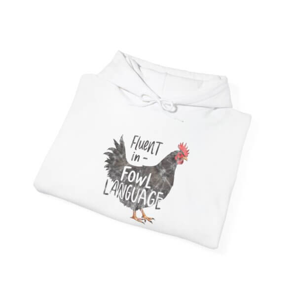 Cozy and Cluckin' Funny Chicken Hoodie - Image 3