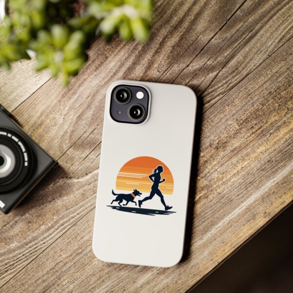 Eco-Chic Sunset Running Slim Phone Cases - For Fitness Enthusiasts - Image 2