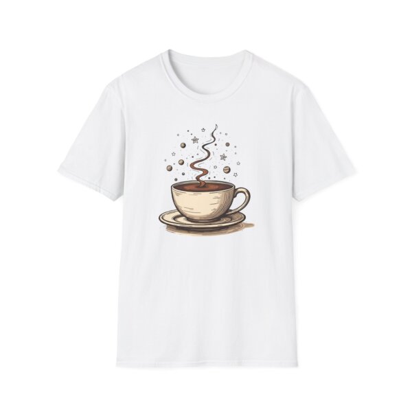 Vintage Coffee Stars T-Shirt - For Coffee Enthusiasts & Starry Nights Lovers - Image 2