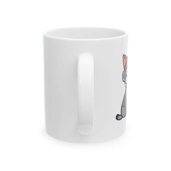 Tech-Focused Cat Ceramic Mug - Unique Gift for Coffee Enthusiasts - Image 2