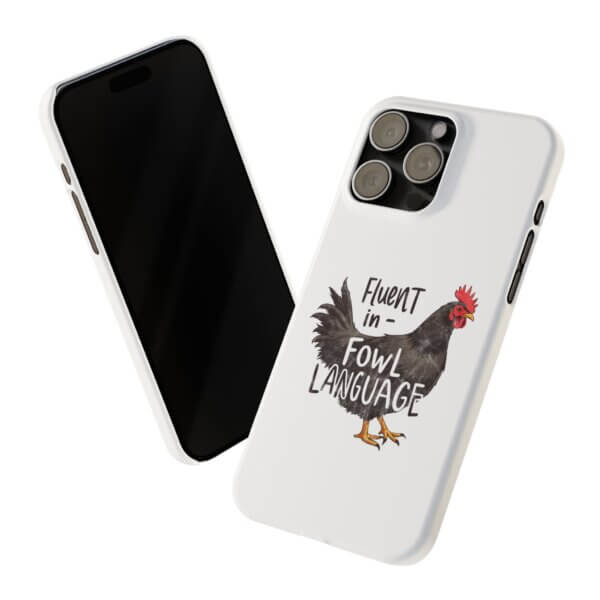 Funny Chicken Slim iPhone Case - Image 16