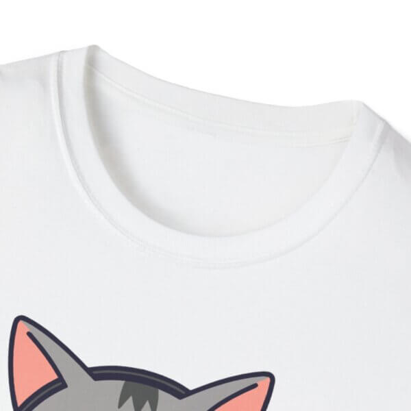 Tech-Savvy Cat T-Shirt - Perfect for Cat & Coffee Lovers - Image 2