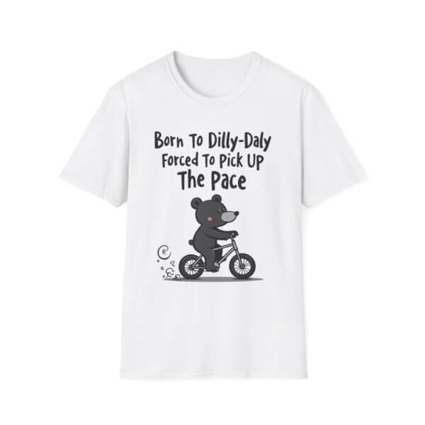 Black Bear & Bike T-Shirt - Unique Gift for Nature Lovers - Image 2