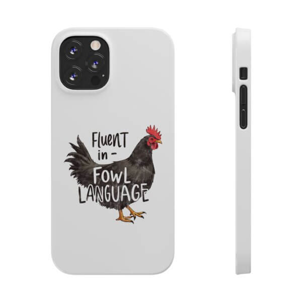 Funny Chicken Slim iPhone Case - Image 6