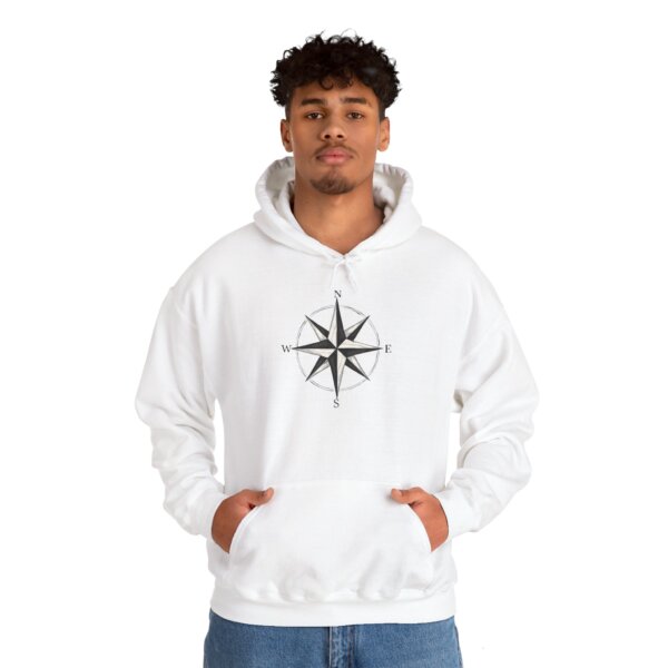 Artistic Compass Hoodie - Navigating Fashion for Design Lovers - Image 4