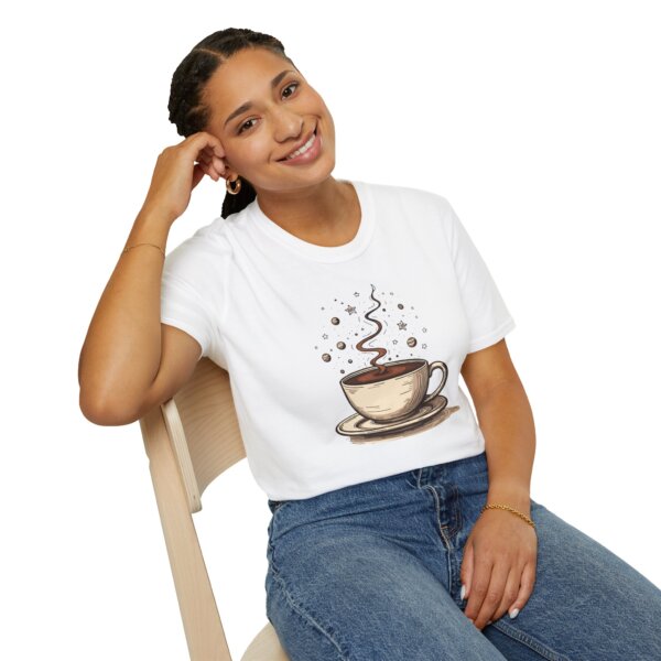 Vintage Coffee Stars T-Shirt - For Coffee Enthusiasts & Starry Nights Lovers - Image 4