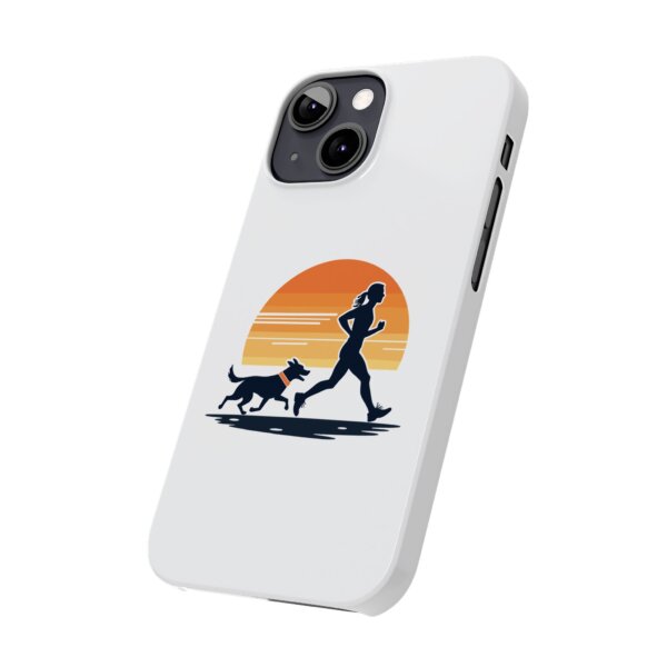 Eco-Chic Sunset Running Slim Phone Cases - For Fitness Enthusiasts - Image 3