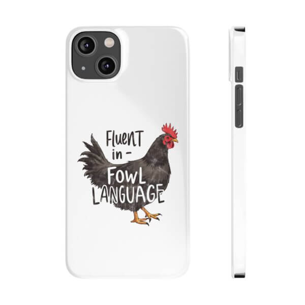 Funny Chicken Slim iPhone Case - Image 12