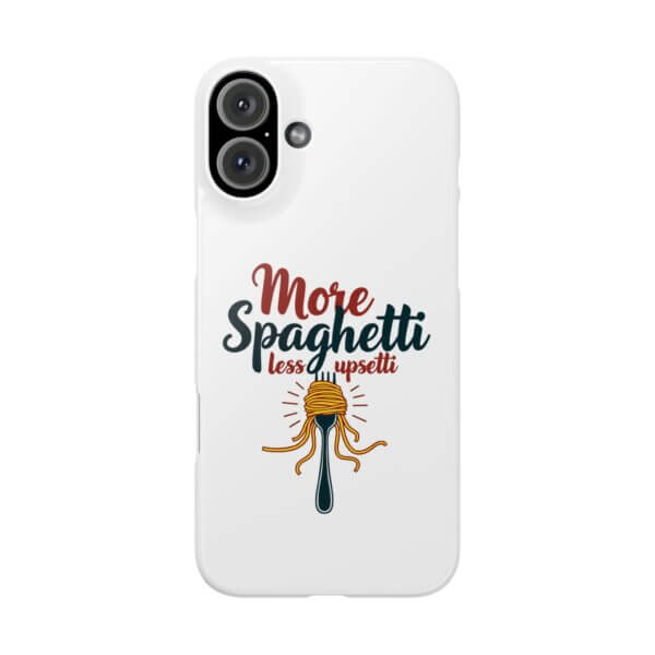 iPhone Slim Case - More Spaghetti Less Uppsetti - Image 19