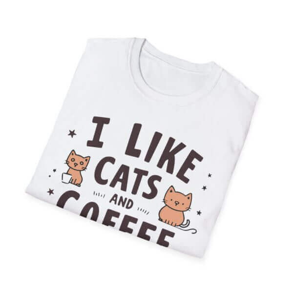 Cats & Coffee T-Shirt - Humorous Gift for Cat Lovers and Coffee Enthusiasts - Image 3