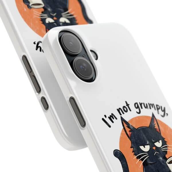 Not Grumpy, Just Selectively Social Slim Phone Case - Image 44