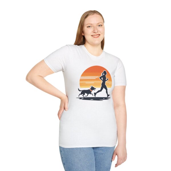 Sunset Run T-Shirt - Fitness Enthusiasts & Pet Lovers - Image 4