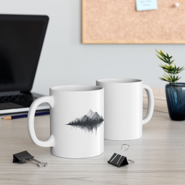 Mountain Scene Ceramic Mug - Perfect Coffee Companion - Image 4