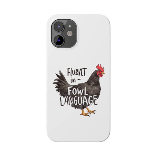 Funny Chicken Slim iPhone Case - Image 7