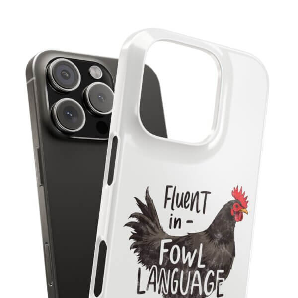 Funny Chicken Slim iPhone Case - Image 18