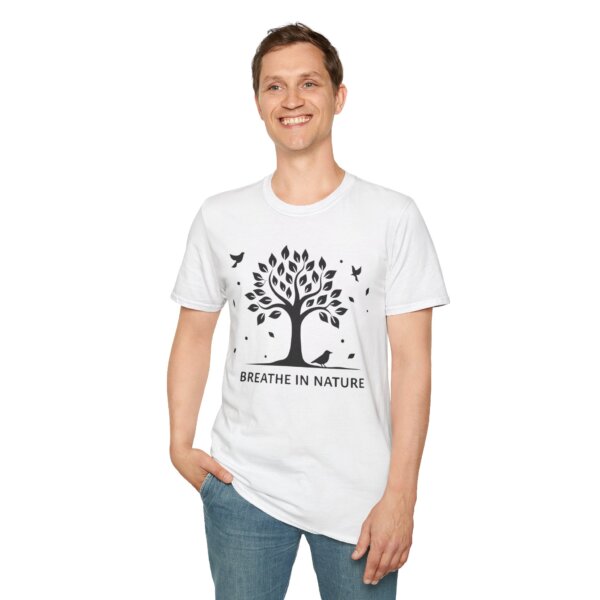 Nature Lover T-Shirt - 'Breathe In Nature' Vintage Tree Design - Image 4