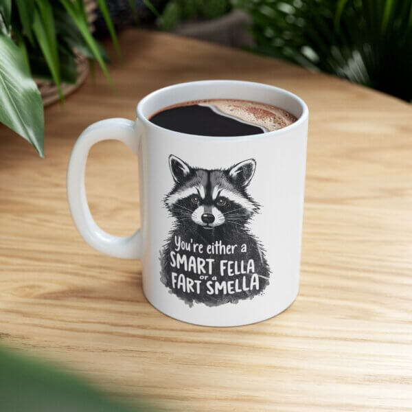 Smart Fella or Fart Smella Mug - Image 4