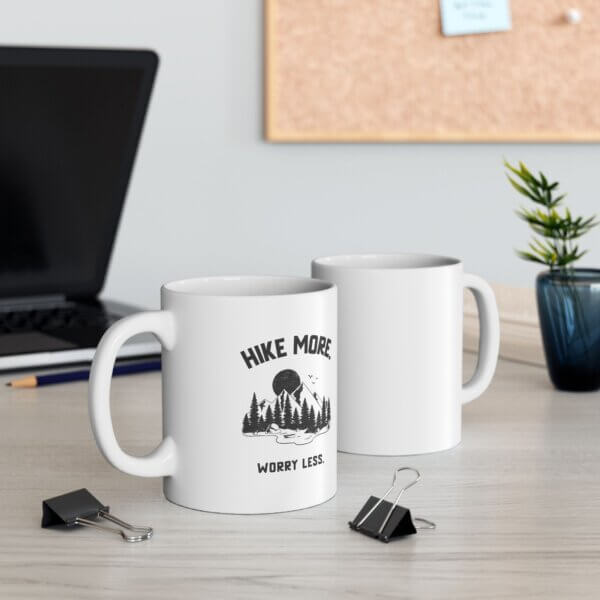 Hike More Worry Less Mug - Image 3