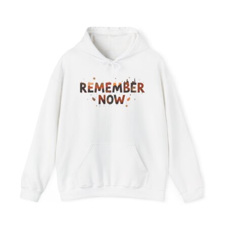 Remember Now Hoodie - A Typographic Journey Through Time