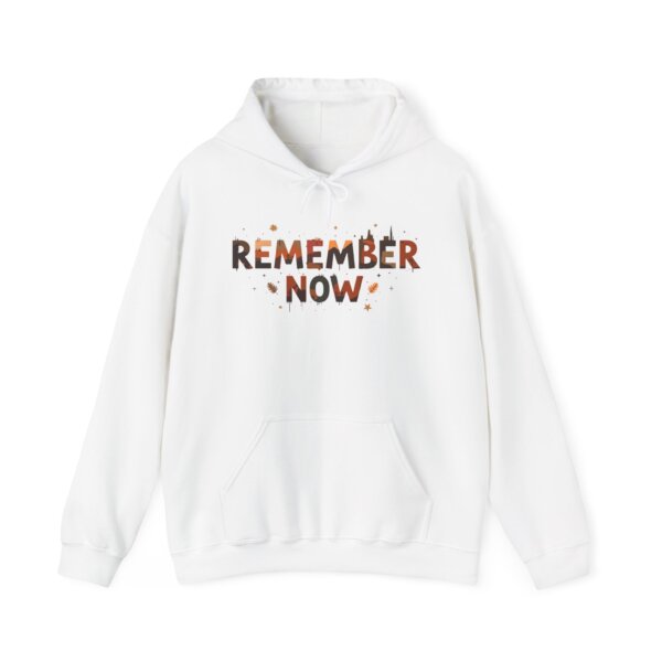 Remember Now Hoodie - A Typographic Journey Through Time