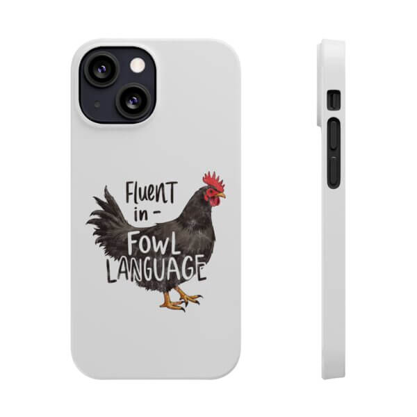 Funny Chicken Slim iPhone Case - Image 3