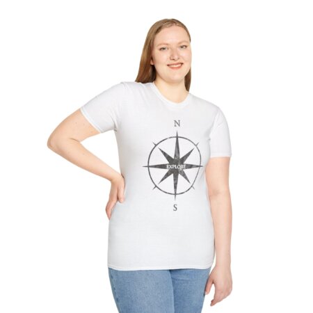 Explore Adventure Compass T-Shirt - Thrill-seeker Gift