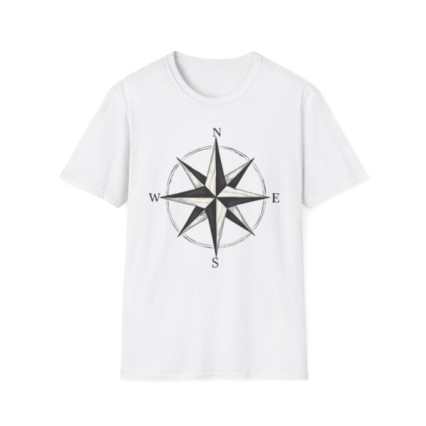 Artistic Compass T-Shirt - For Navigators & Design Lovers - Image 2