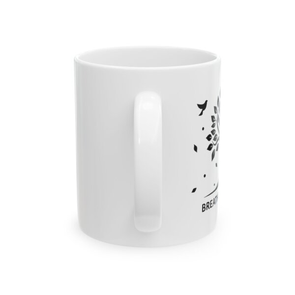 Nature-Themed Ceramic Mug - Breathe in Nature - Image 3