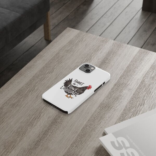 Funny Chicken Slim iPhone Case - Image 9