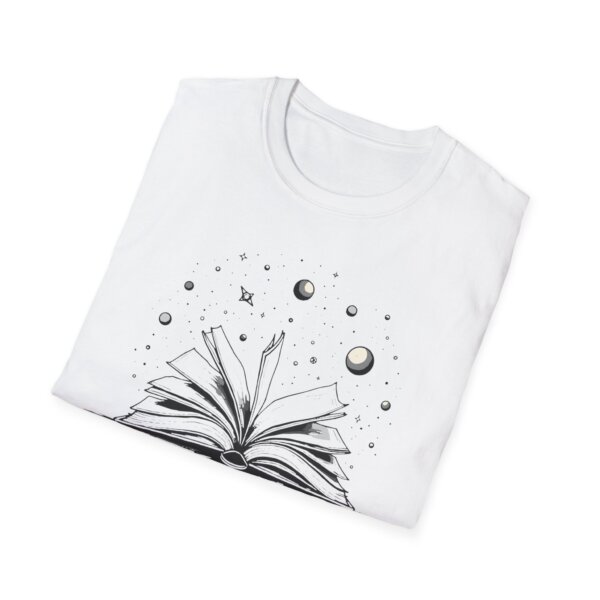 Cosmic Book Stars T-Shirt - Astronomy Lover's Gift - Image 3