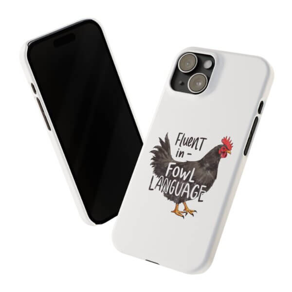 Funny Chicken Slim iPhone Case - Image 13