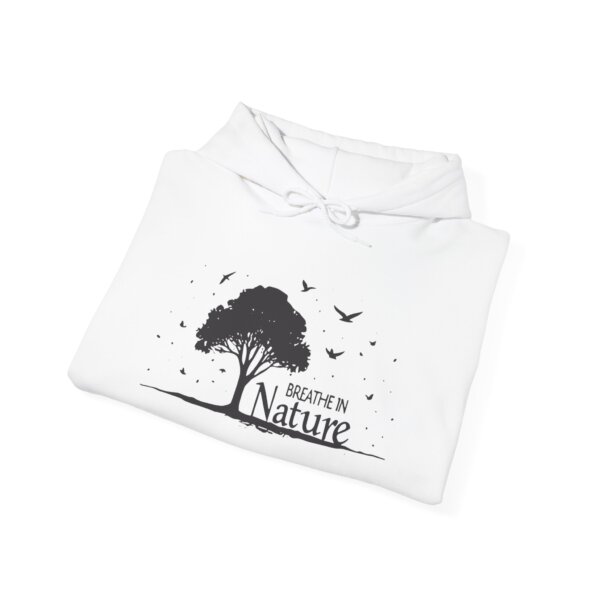 Nature-Themed Hoodie - Breathe in Nature for Outdoor Enthusiasts - Image 4