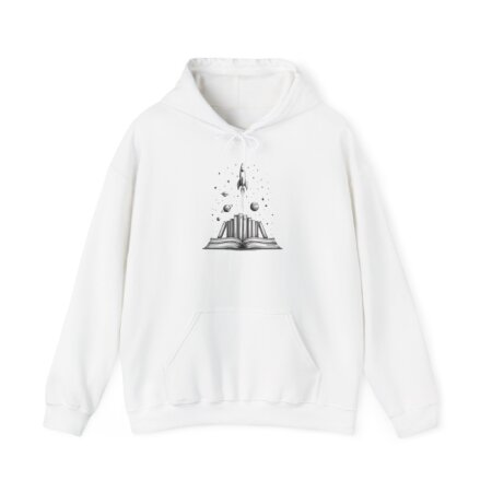 Space Exploration Hoodie - Unique Launch Scene for Outer Space Enthusiasts