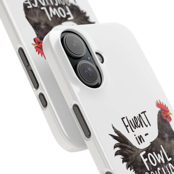 Funny Chicken Slim iPhone Case - Image 17