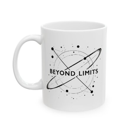 Space Theme Ceramic Mug - Beyond Limits Inspiration