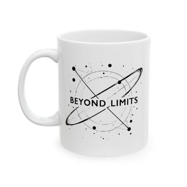 Space Theme Ceramic Mug - Beyond Limits Inspiration