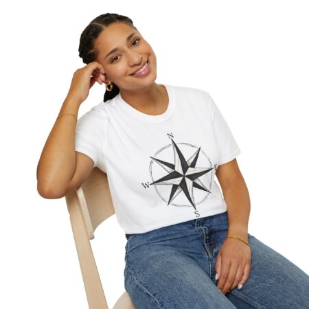 Artistic Compass T-Shirt - For Navigators & Design Lovers