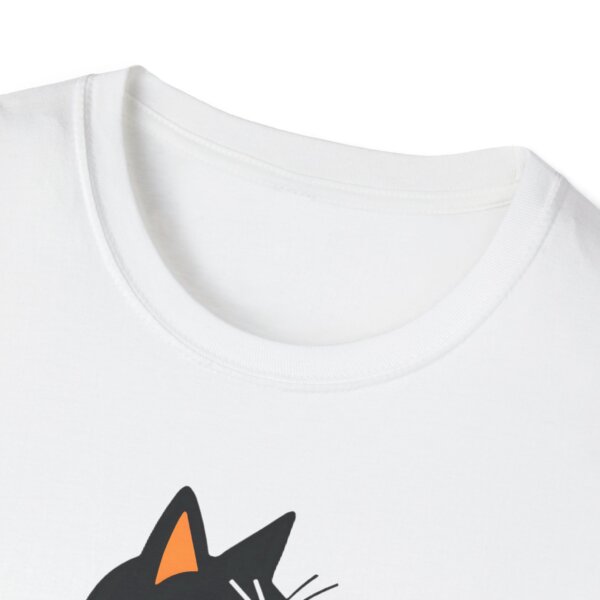 Black Cat & Numbers Tee - Geeky & Trendy - Image 3