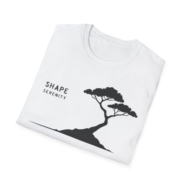 Tree & Shape Serenity Black & White T-shirt - Image 4