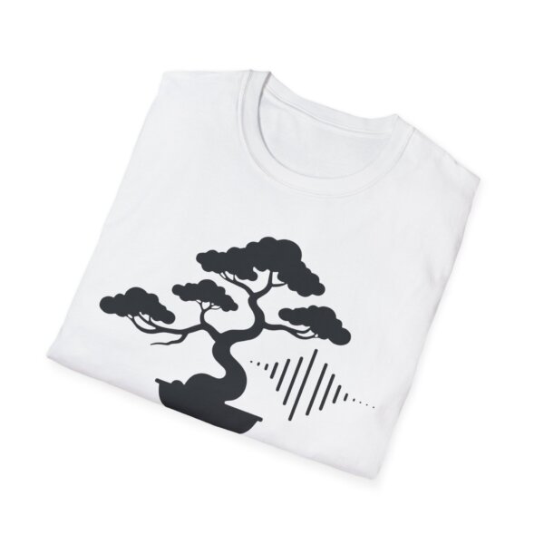 Tree & Sound Waves Tee - Modern Art T-Shirt - Image 4