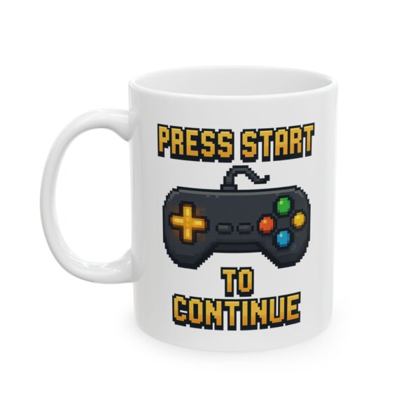 8-Bit Controller Press Start Coffee Mug